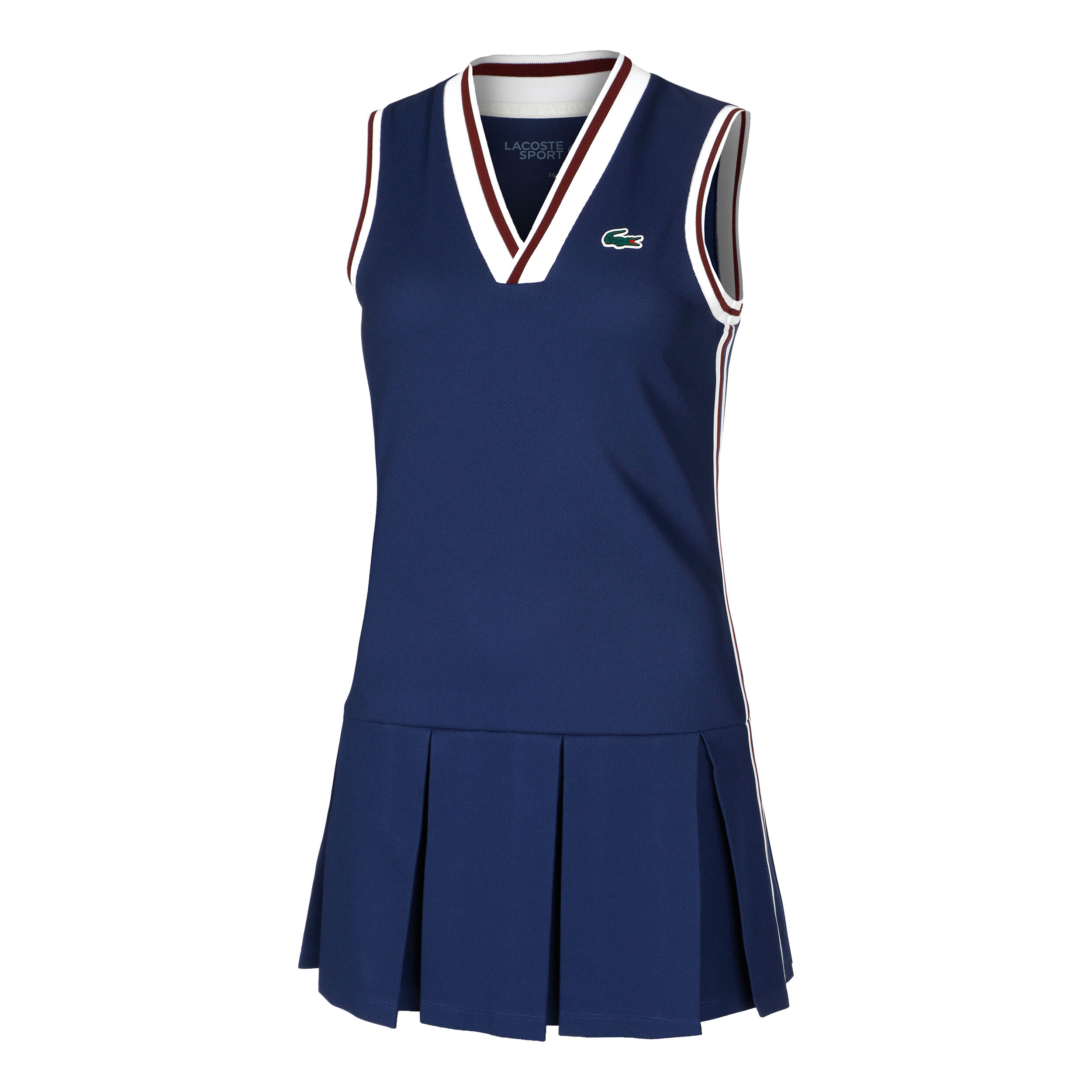 Buy Lacoste Heritage Jurk Dames Donkerblauw Veelkleurig online Tennis Point NL