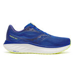 Saucony Hardloopschoenen Saucony Ride 18 Neutrale schoen Heren-blauw,citroengeel