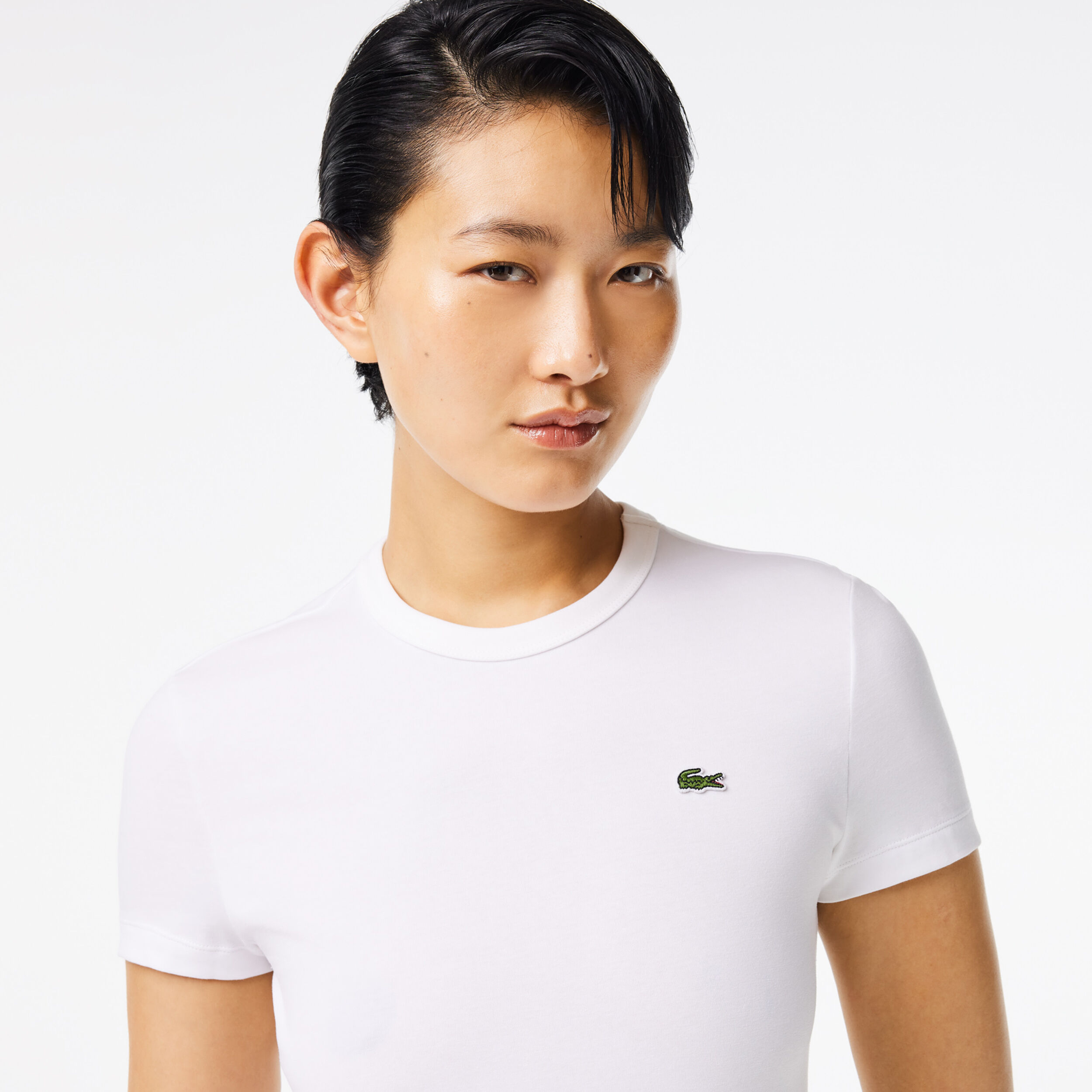 Buy Lacoste T shirt Dames Wit online Tennis Point NL