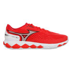 Mizuno Tennisschoenen Mizuno Wave Enforce Tour 2 Gravelschoen Heren - rood, wit