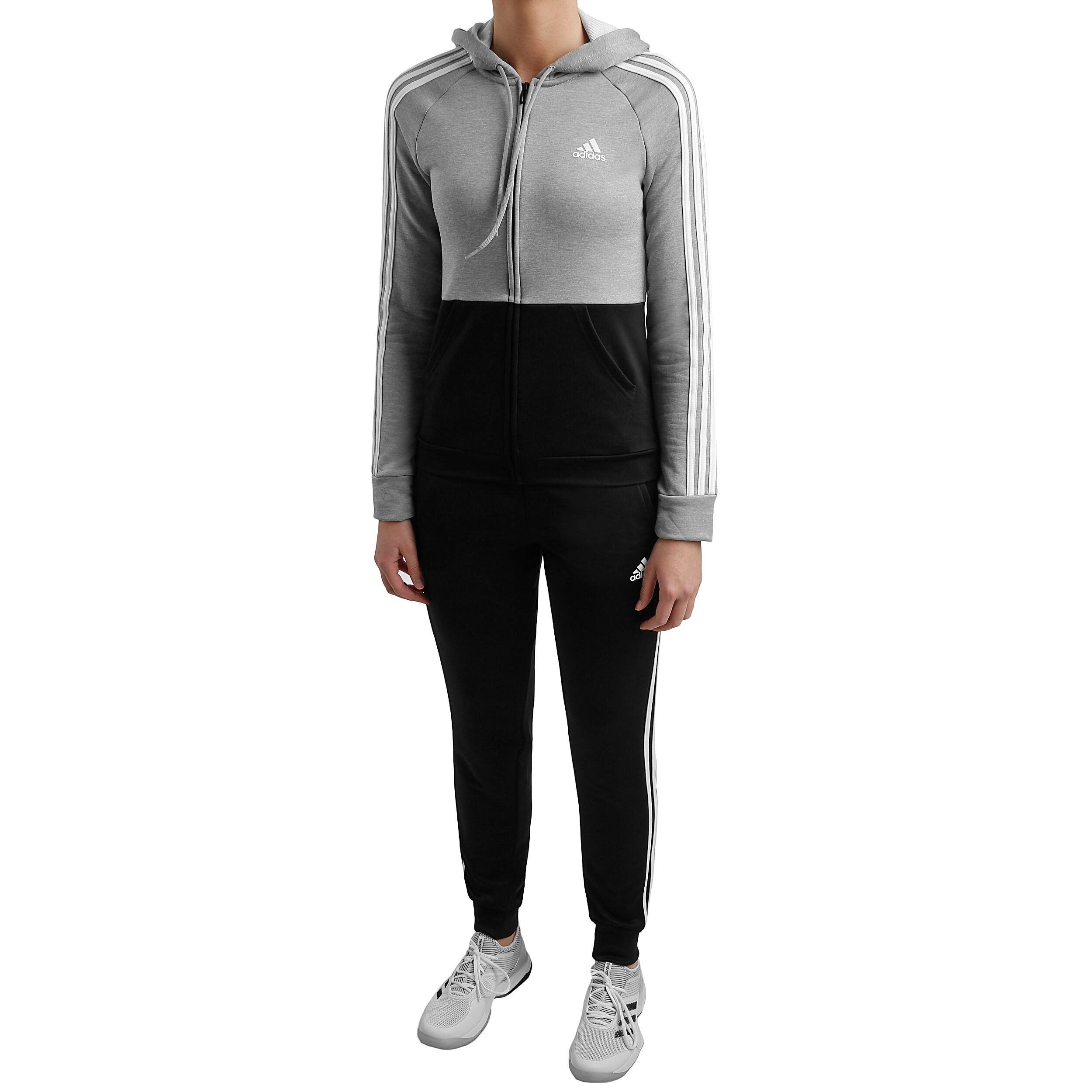 adidas Game Time Trainingspak Dames Grijs, Zwart online adidas Game Time Trainingspak Dames Grijs, Zwart online