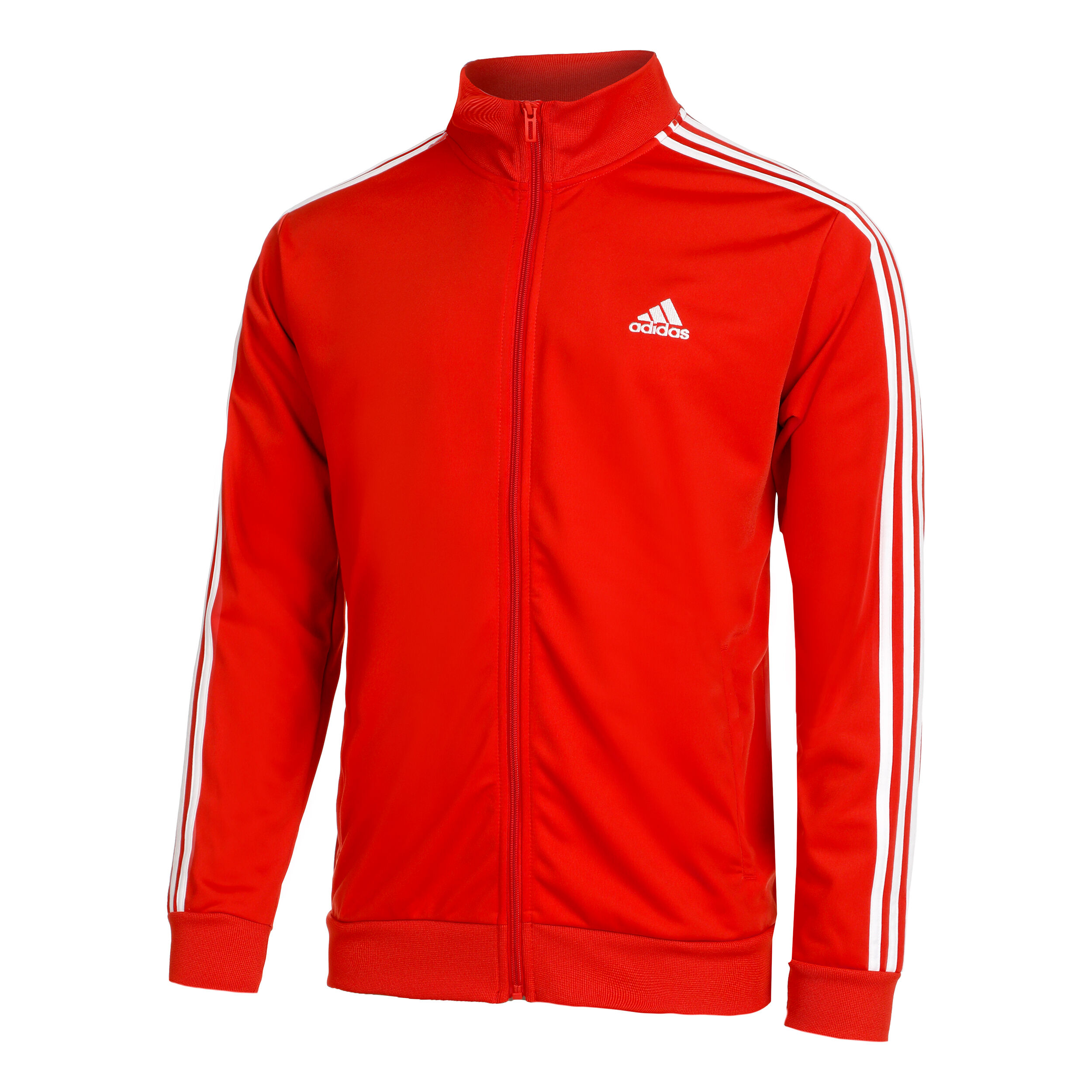 Buy adidas Sportswear Basic 3 Stripes Tricot Trainingspak Heren Oranje Wit online Tennis Point NL