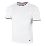 Wilson Kleding Wilson Court Performance Crew T-shirt Heren-Wit