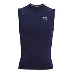 Under Armour Kleding Under Armour Heatgear Comp Tanktop Heren-Donkerblauw,Wit