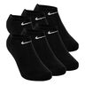Everyday No-Show Tennissokken Verpakking 6 Stuks-Zwart,Wit