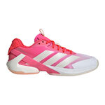 adidas Tennisschoenen adidas Adizero Ubersonic 5 Allcourt Schoen Dames-Pink,Wit