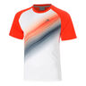 Topspin T-shirt Heren-rood, wit