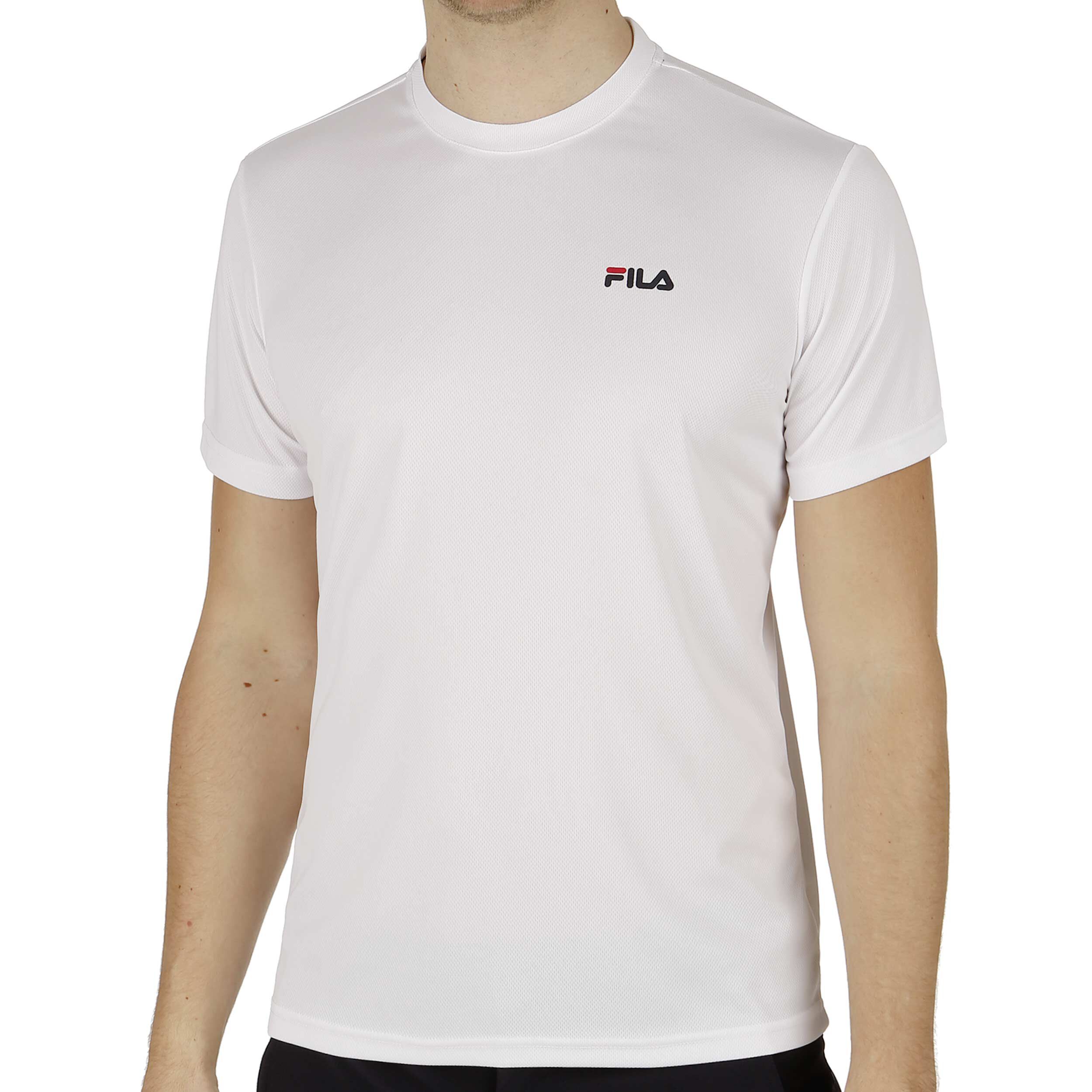 Buy Fila Small Logo T shirt Heren Wit online Tennis Point NL