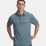 Under Armour Tenniskleding Under Armour Tech Polo Heren-blaugrau
