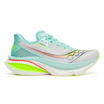 Saucony Neutrale schoen Saucony Endorphin Azura Neutrale schoen Dames-wit, turkoois