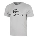 Lacoste Kleding Lacoste Urban Print T-shirt Heren-Grijs