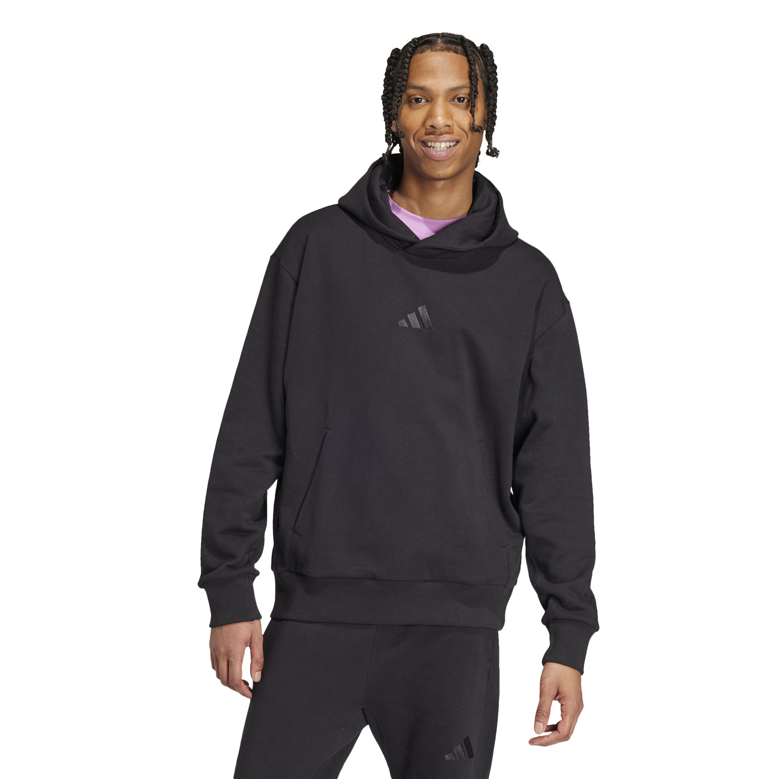 Buy adidas All SZN French Terry Sweater Met Capuchon Heren Zwart online Tennis Point NL