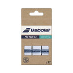 Babolat Overgrips Babolat Pro Tour 2.0 Verpakking 12 Stuks-Wit