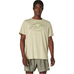 ASICS Kleding ASICS Fujitrail Logo Hardloopshirt Heren-Groen
