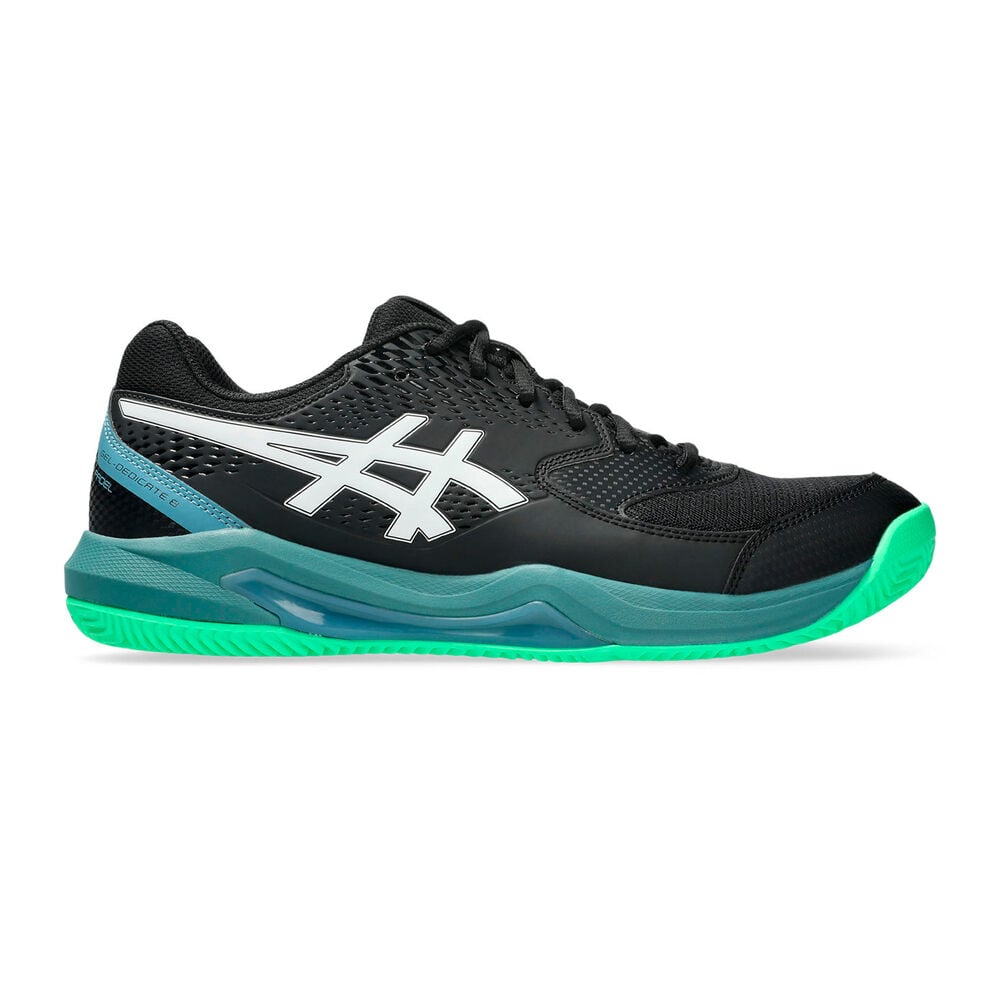 ASICS GEL-DEDICATE 8 PADEL Padel schoen Heren-zwart, blauw-grijs