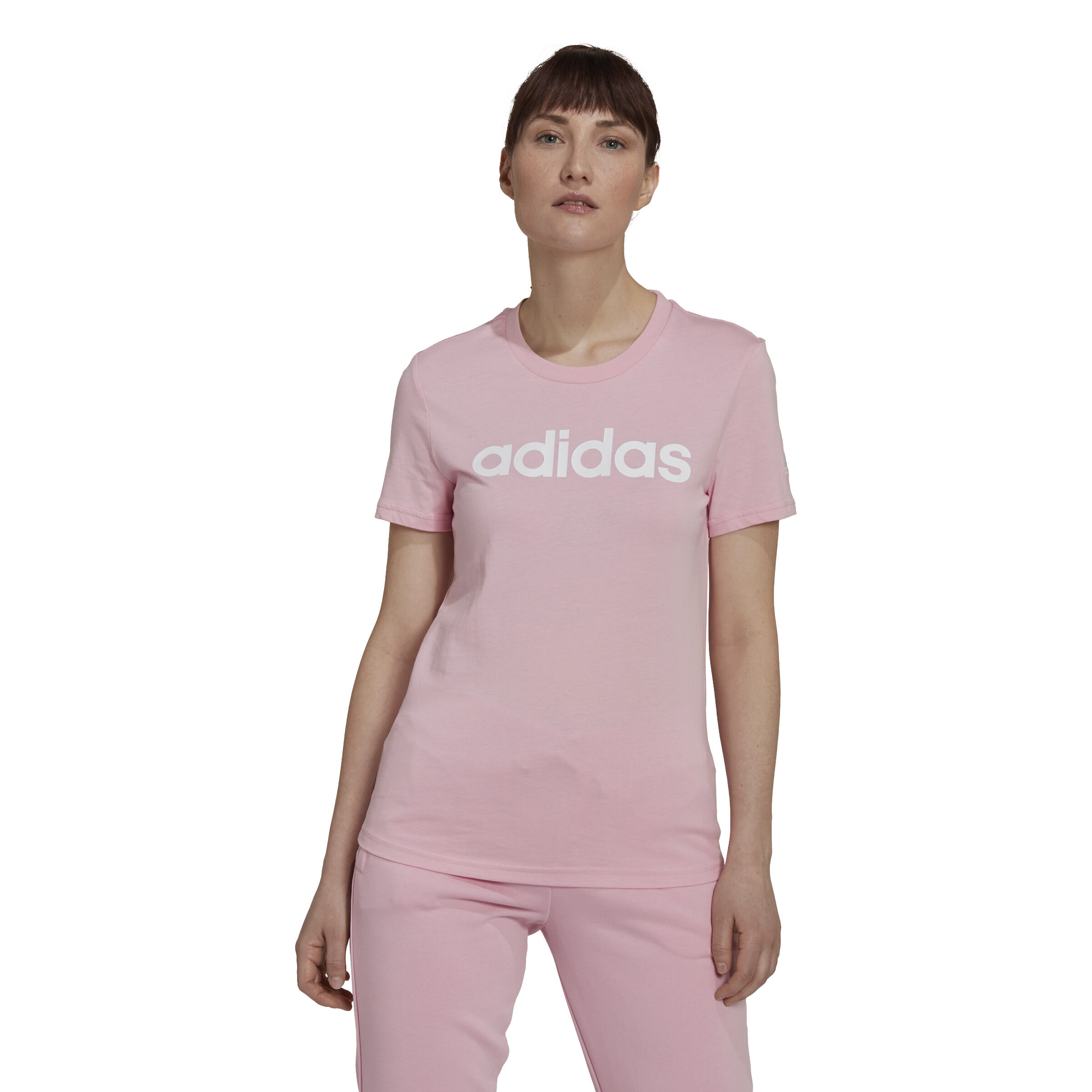 Adidas shirt pink sale