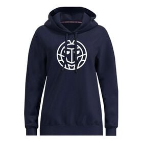 Afbeelding van Crew Logo Sweater Met Capuchon Dames-Donkerblauw
