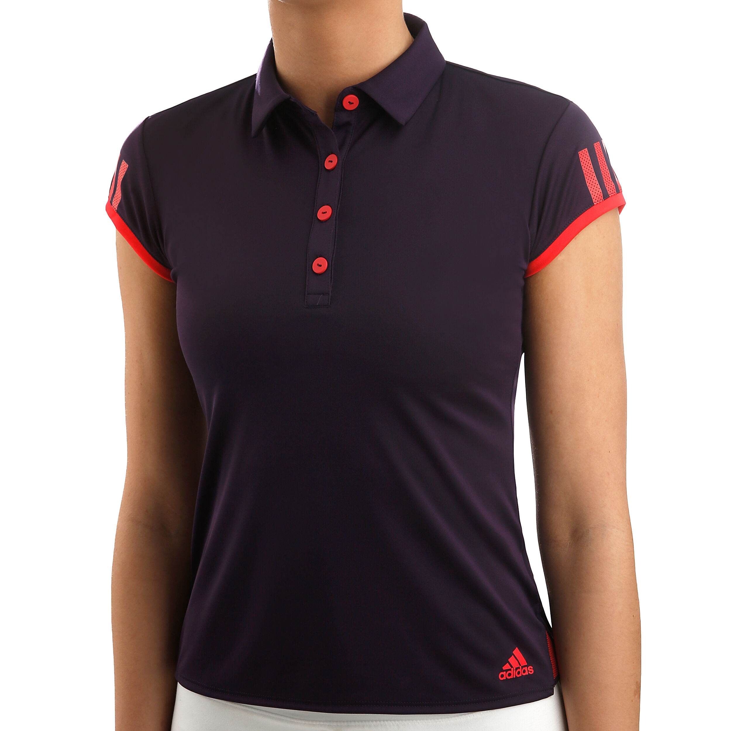 adidas Club 3 Stripes Polo Dames Paars, Oranje online adidas Club 3 Stripes Polo Dames Paars, Oranje online