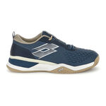 Lotto Tennisschoenen Lotto Raptor Hyperpulse 100 III Gravelschoen Heren - donkerblauw, beige