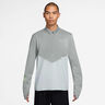 Pacer Winterized Half-Zip Hardloopshirt Heren - grijs, zilver