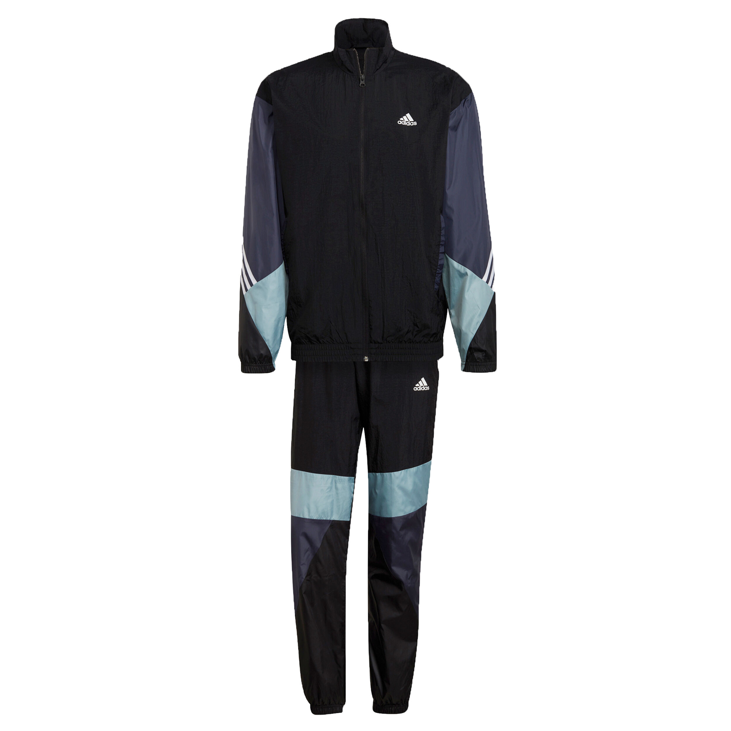 Buy adidas Woven Fut Retro Trainingspak Heren Zwart Veelkleurig online Tennis Point NL