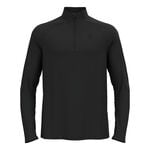 Odlo Kleding Odlo Essential 1/2 Zip Longsleeve Heren-Zwart