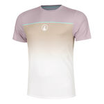 Quiet Please Kleding Quiet Please Mind Receiver Faded T-shirt Heren-Paars,Veelkleurig