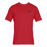 Under Armour Kleding Under Armour Sportstyle Left Chest T-shirt Heren-Rood,Zwart