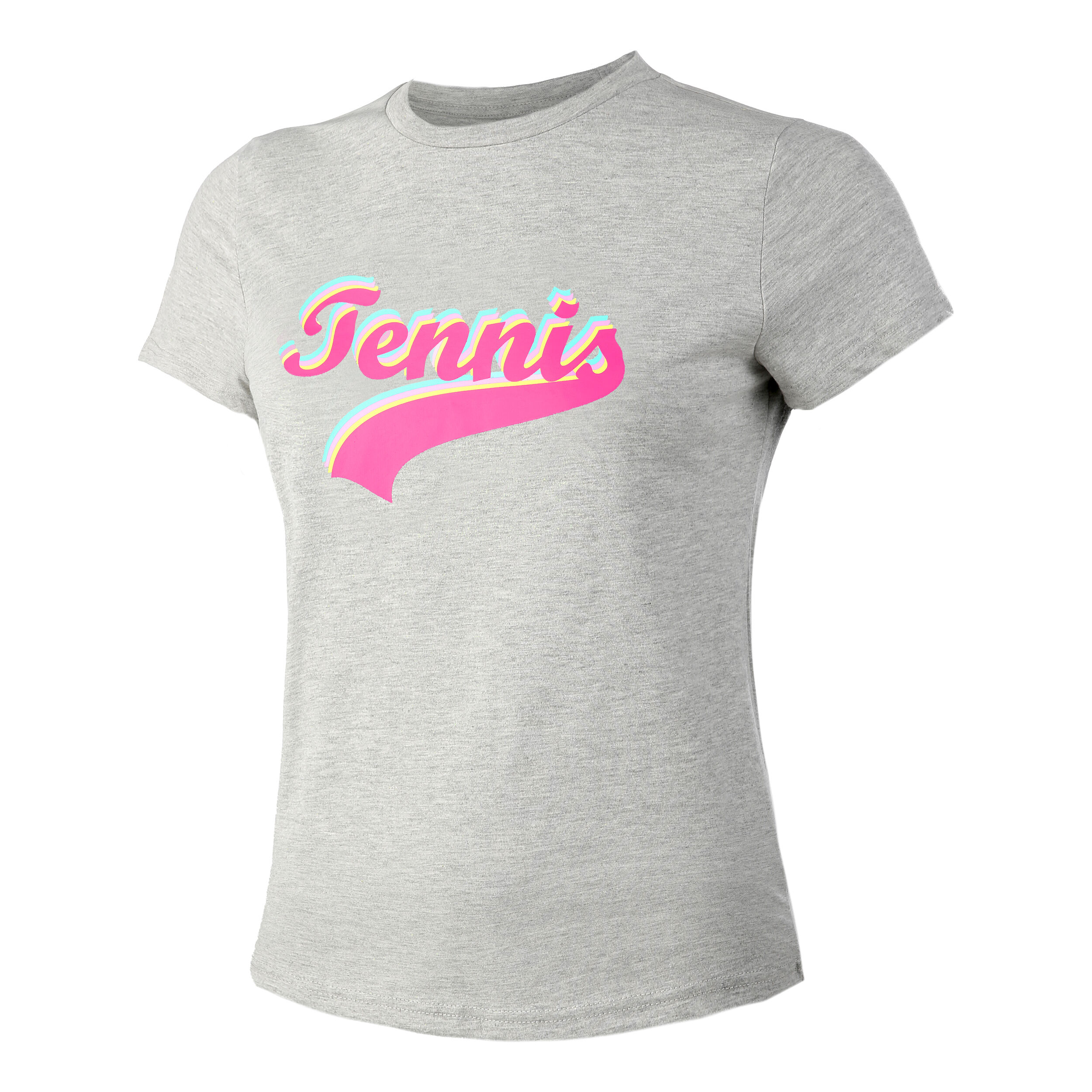 Buy Tennis Point Tennis Signature T shirt Dames Grijs Veelkleurig online Tennis Point NL