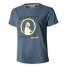 Word Salad T-shirt Dames-Blauw