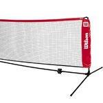 Wilson Trainingsbenodigdheden Wilson EZ Tennisnet 6,10m-Zwart,Rood