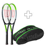Wilson 2x Blade 98S V7.0 TNS plus Schlägertasche