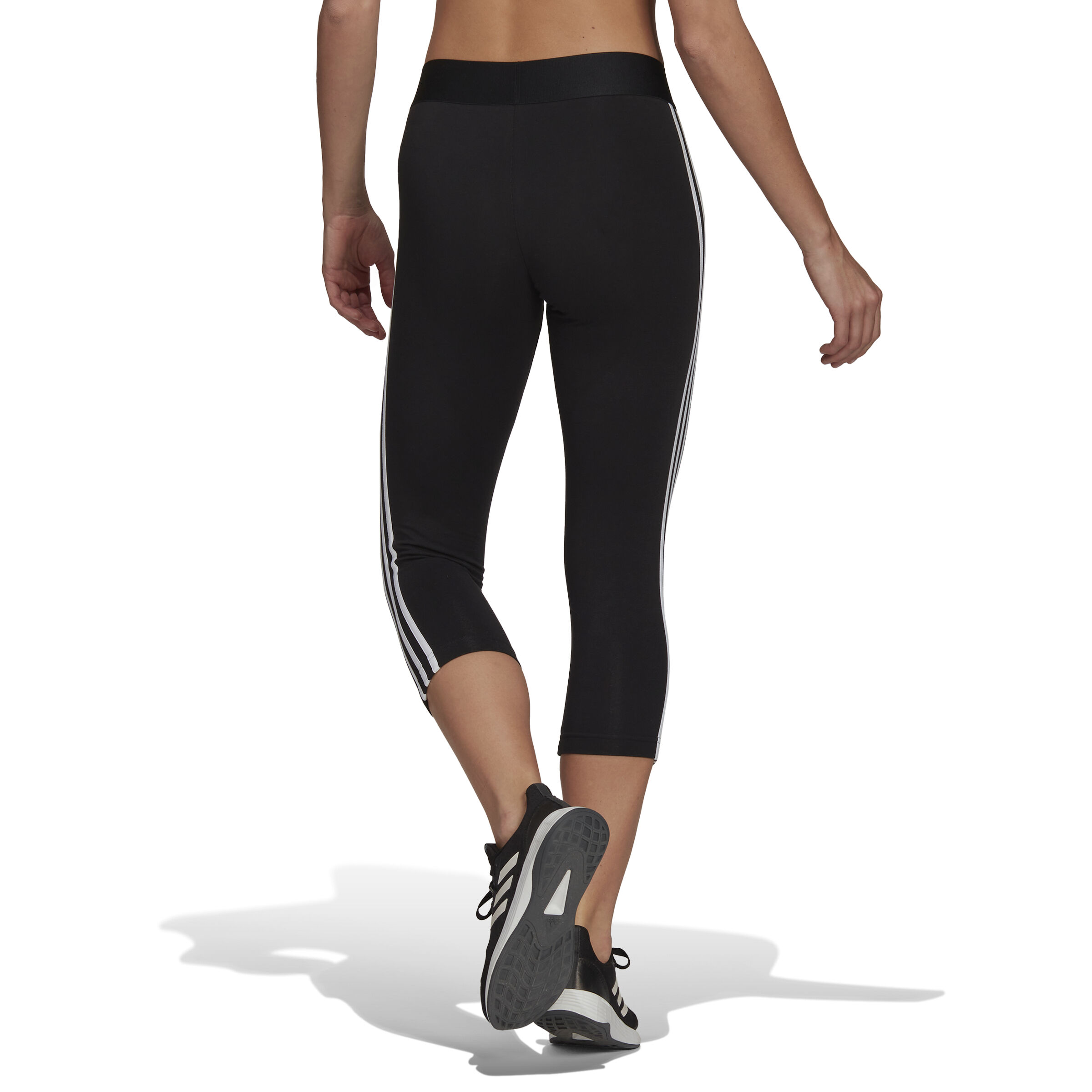 3 Stripes 34 Tight Dames Zwart Wit