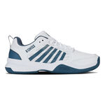 K-Swiss Tennisschoenen K-Swiss Court Express 2 Gravelschoen Heren-Wit,Donkerblauw