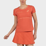 Bullpadel T-shirt Bullpadel DELFI 26V T-shirt Dames - oranje