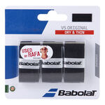 Babolat Overgrips Babolat VS Grip Original Verpakking 3 Stuks-Zwart