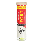 Dunlop Tennisballen Dunlop Fort Tournament One Ball Free Verpakking 4 Stuks