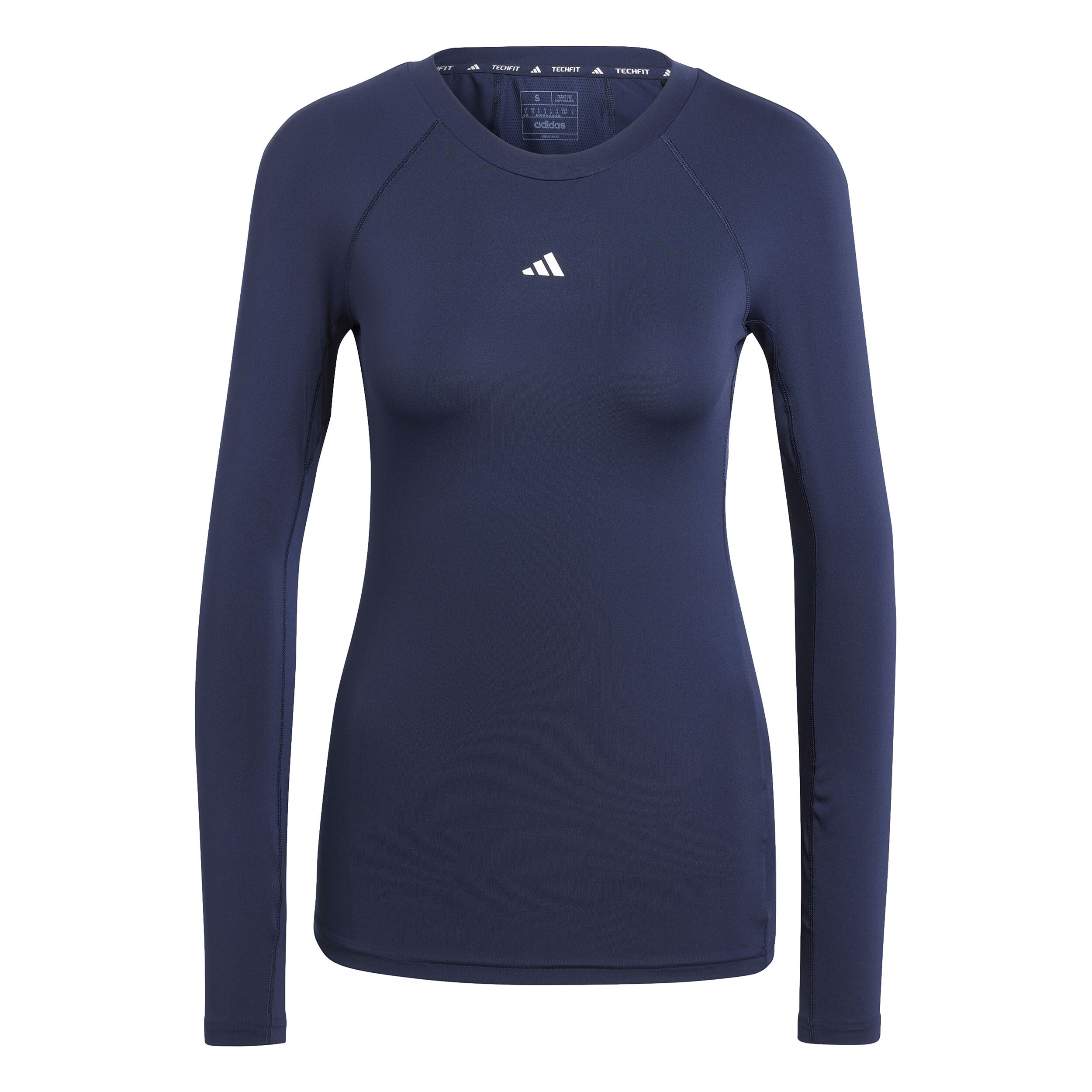 Buy adidas Tech Fit Longsleeve Dames Donkerblauw online Tennis Point NL
