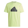 Future Icon Badge of Sport T-shirt Heren - limoen, zwart