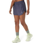 ASICS Kleding ASICS Nagino 4in Hardloopshorts Dames-Blaugrau,Blauw
