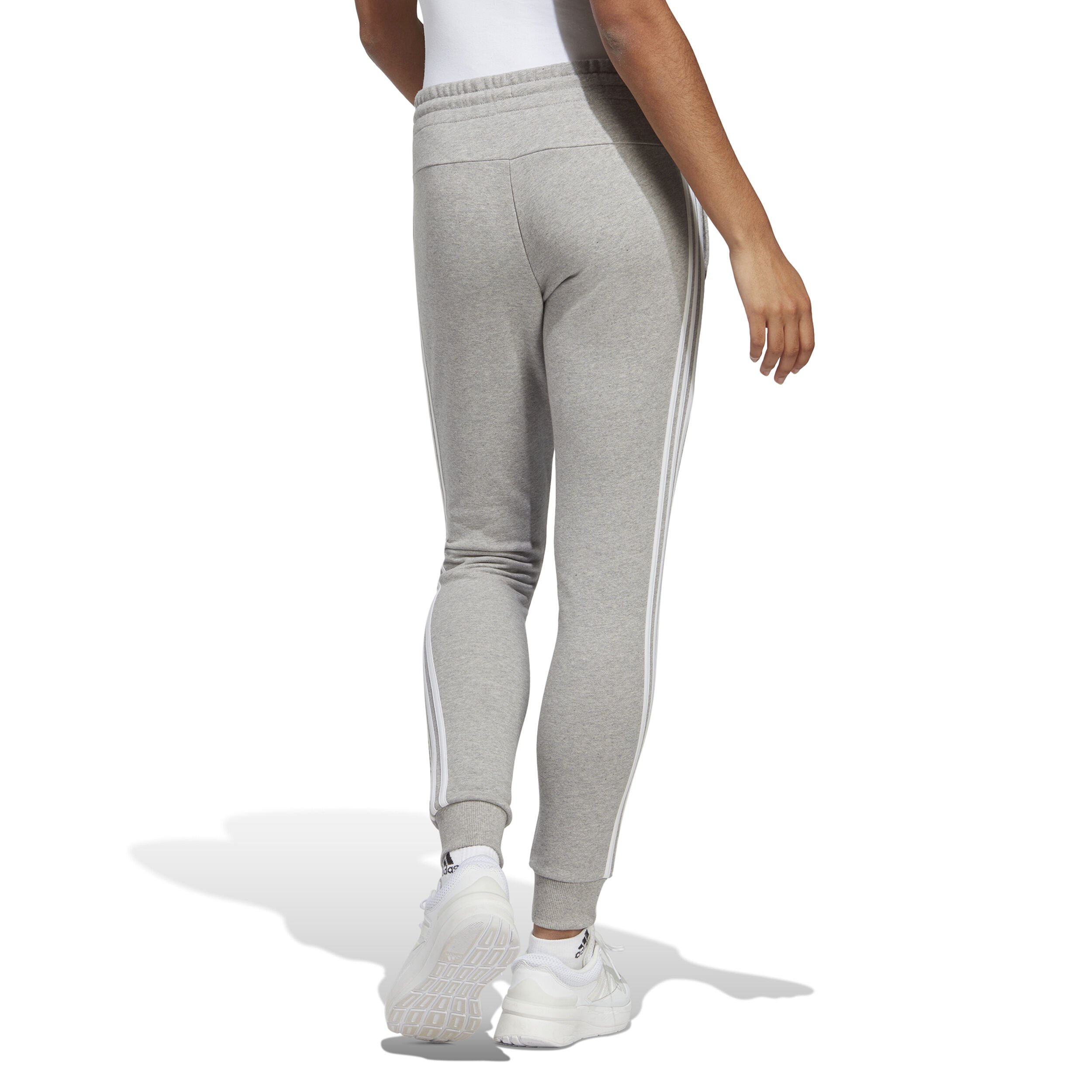 Buy adidas 3 Stripes Velcro Trainingsbroek Dames Grijs Wit online Tennis Point NL