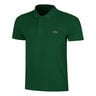 Ribbed Collar Polo Heren - groen