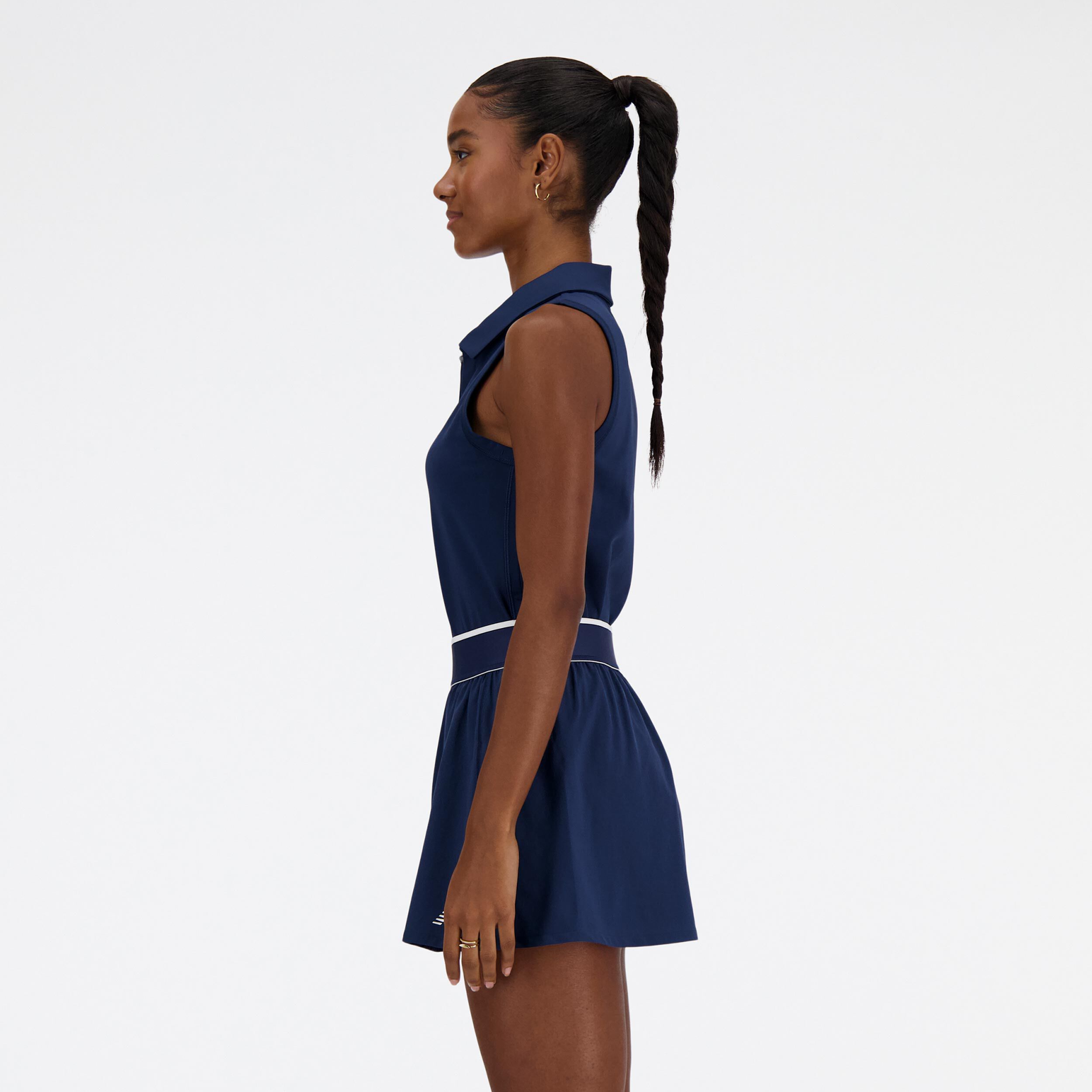 Buy New Balance Collared Tournament Polo Dames Blauw online Tennis Point NL