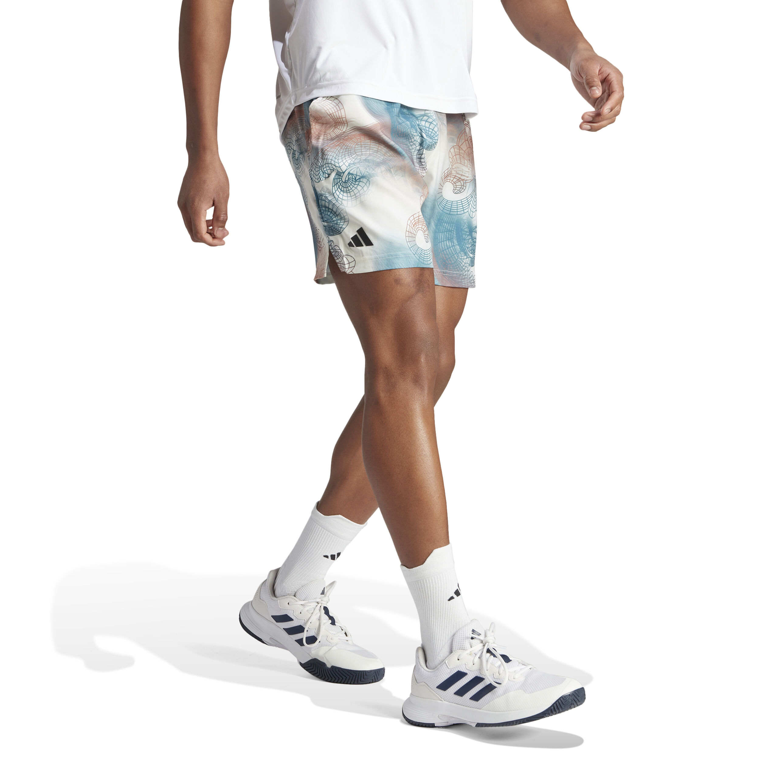 Adidas printed shorts sales