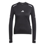 adidas Kleding adidas Ultimate High Visibility Hardloopshirt Dames-Zwart