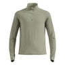 Zeroweight Warm Mid Layer 1/2 Zip Hardloopshirt Heren-Olijf