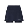 Club Basic Rok Dames-Donkerblauw,Grijs