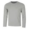 Dri-Fit Miler Dri-Fit Miler UV Hardloopshirt Heren-Donkergrijs