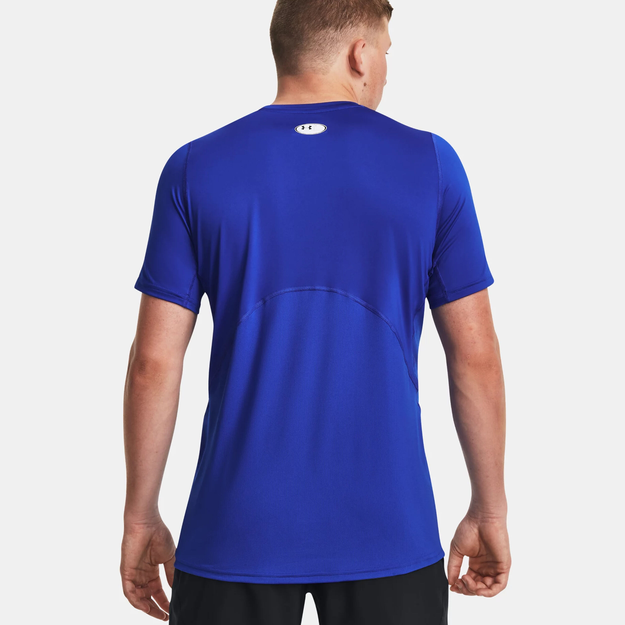 Heatgear Fitted T shirt Heren Blauw