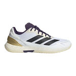 adidas Tennisschoenen adidas Defiant Speed 2 Allcourt Schoen Heren-Wit,Paars